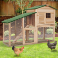 Poulailler PREMIUM avec clapier en bois