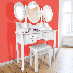 coiffeuse meuble pas cher avec miroir et moderne