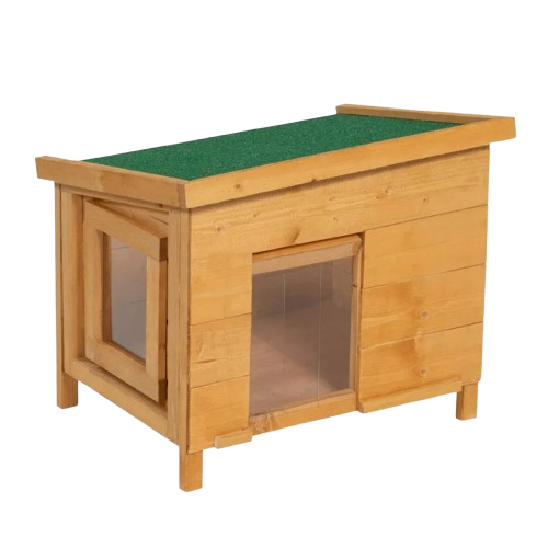 Maison Pour Chat D'extérieur Isolée - Tissu Oxford Imperméable, Tailles S/M/L | Niche Chauffante Hiver, Rideau De Porte
