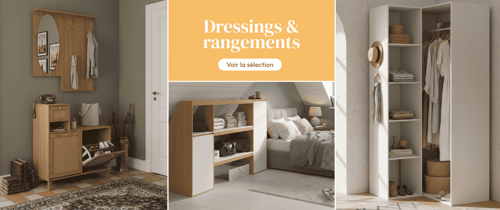 Dressings et meubles de rangement