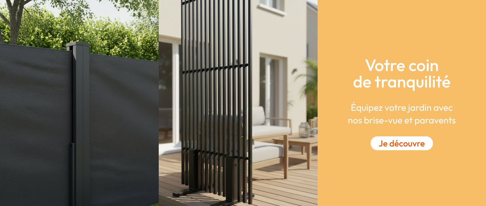 Sélection brises vues et paravents