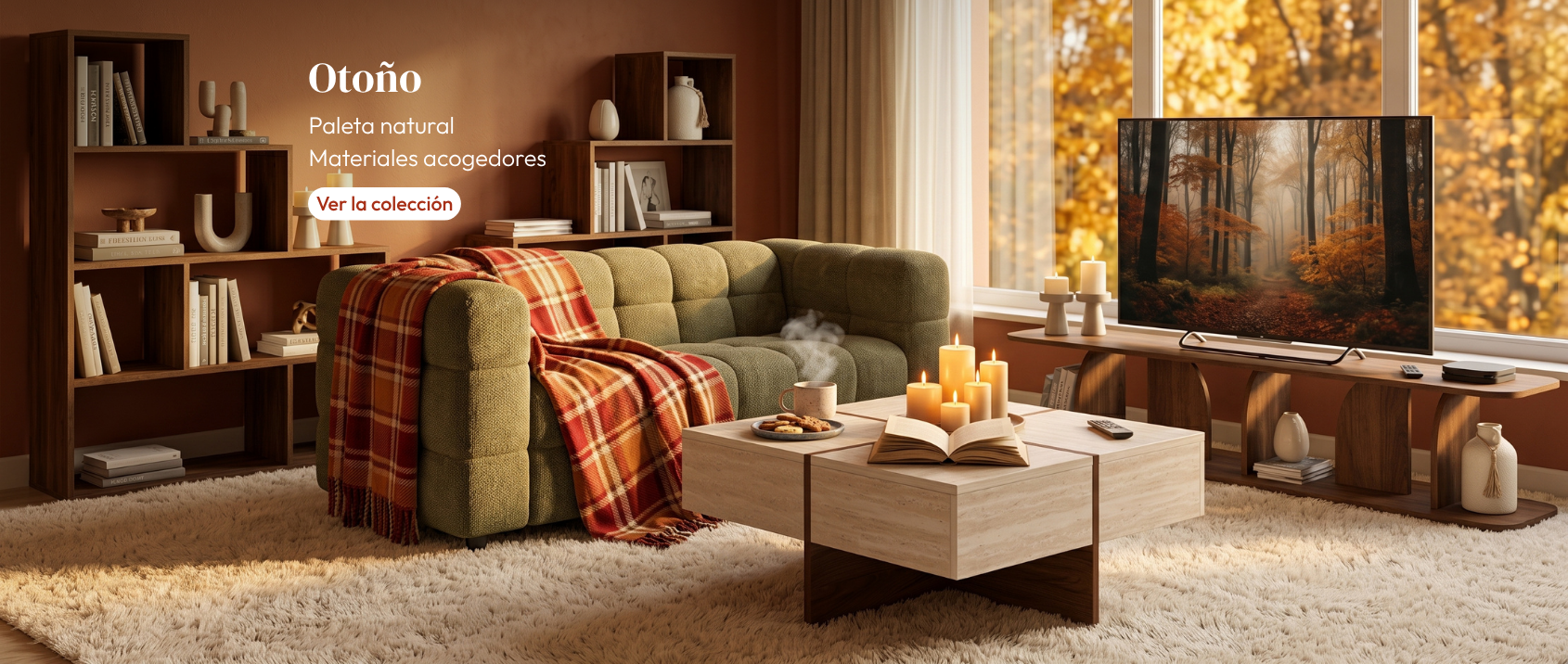 Cocooning otoñal: cree un interior acogedor y a la última
