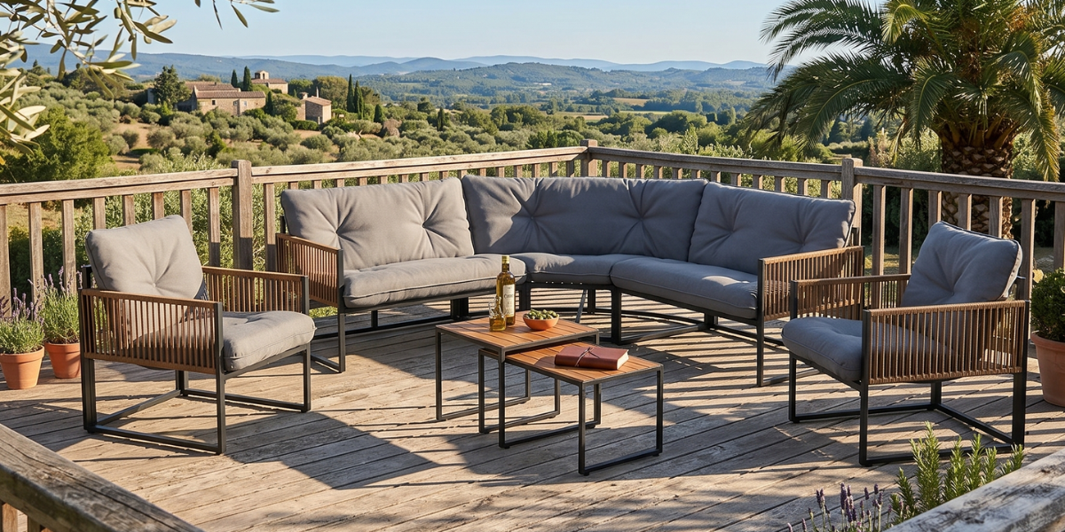 Aménager son extérieur : nos secrets pour concevoir un coin salon sur la terrasse